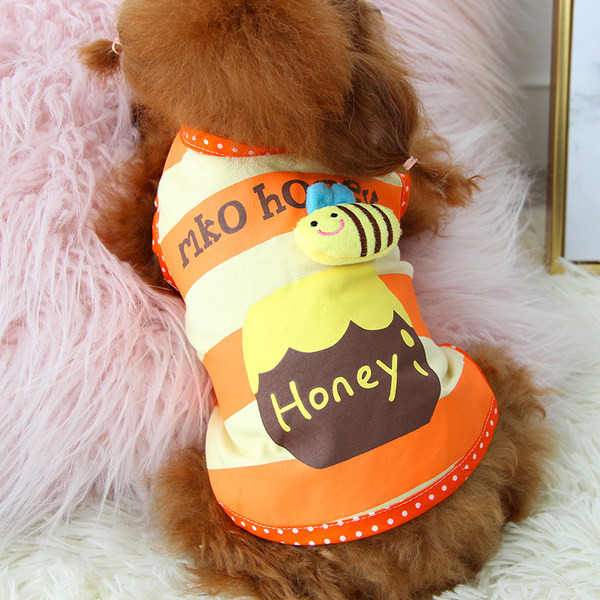 Triibuline aplikatsiooniga pluus koertele