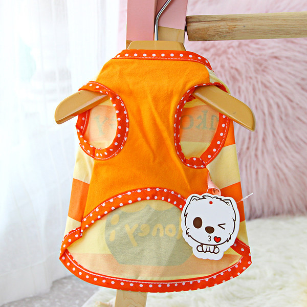 Triibuline aplikatsiooniga pluus koertele