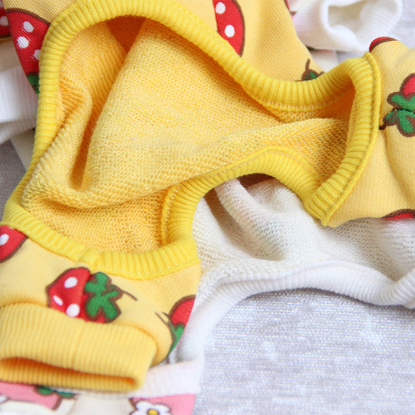 Haina pentru caini in doua culori cu aplicatii