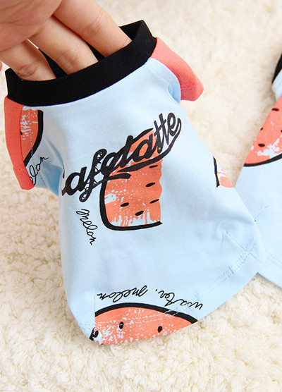 Μπλουζάκι με στάμπα για σκύλους σε δύο χρώματα