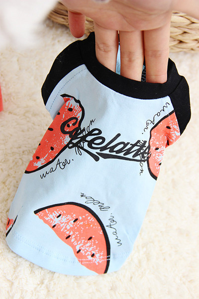 Μπλουζάκι με στάμπα για σκύλους σε δύο χρώματα