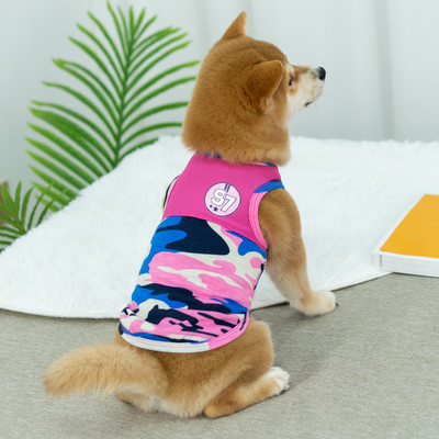 Vesta colorata pentru caini in doua culori