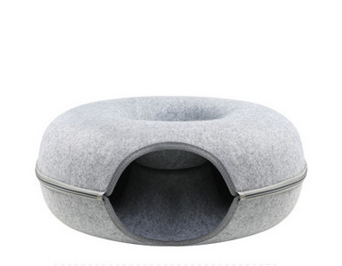 Apvalus katės tunelis su užtrauktuku