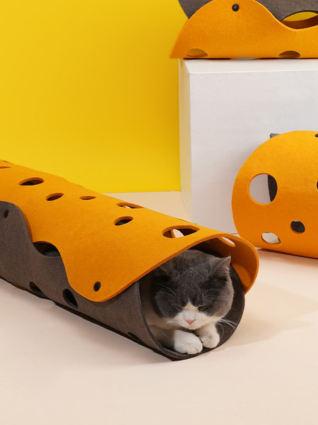 Kahe väljapääsuga tunnel kasside mängimiseks