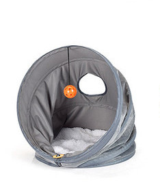 Tekstiilist kassitunnel magamiseks ja mängimiseks