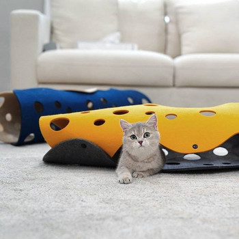 Τούνελ για παιχνίδι με γάτες - τρία χρώματα