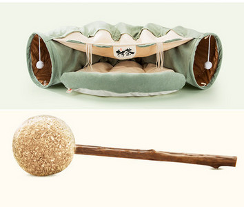 Τούνελ παιχνιδιών για γάτες - πολλά μοντέλα