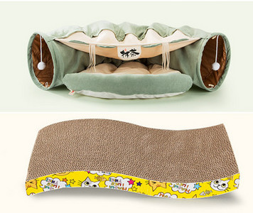 Τούνελ παιχνιδιών για γάτες - πολλά μοντέλα