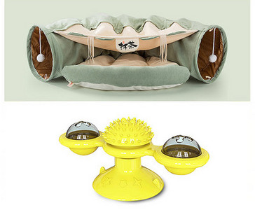 Τούνελ παιχνιδιών για γάτες - πολλά μοντέλα