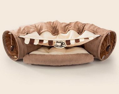 Τούνελ παιχνιδιών για γάτες - πολλά μοντέλα