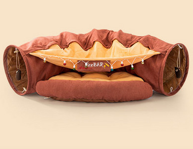 Τούνελ παιχνιδιών για γάτες - πολλά μοντέλα