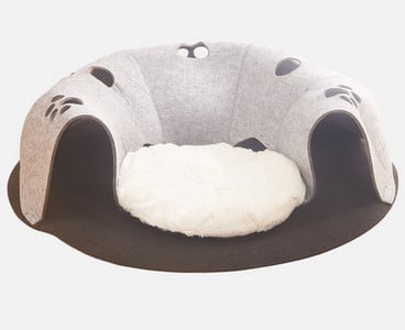 Tunel și pat pentru pisici - 2 în 1