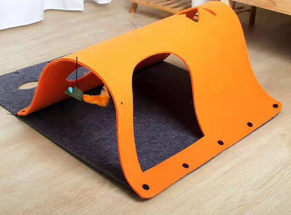 Tunel de joacă pentru pisici
