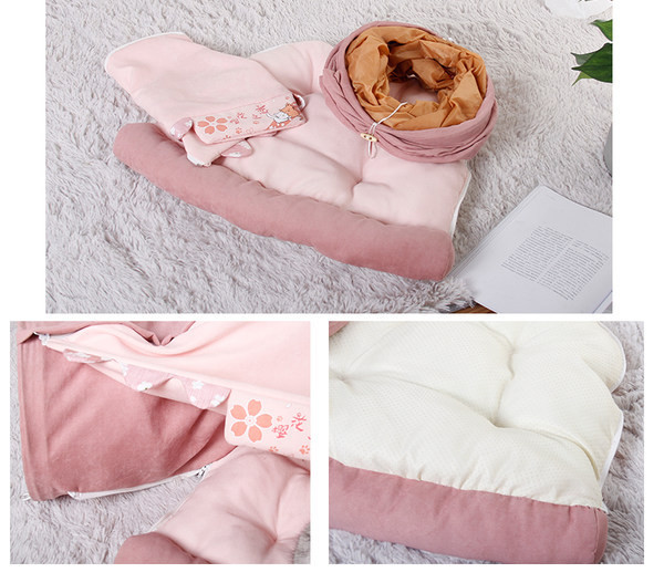 Υφαντική σήραγγα για γάτες με ένα μέρος για ύπνο