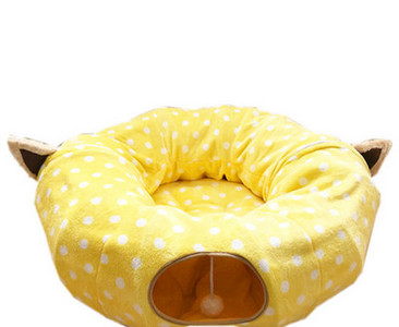 Τούνελ για γάτες με κρεβάτι και μενταγιόν σε διάφορα μοντέλα