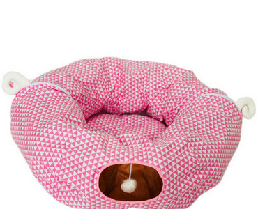 Τούνελ για γάτες με κρεβάτι και μενταγιόν σε διάφορα μοντέλα