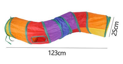 Παιχνίδι υφασμάτων για γάτες τύπου τούνελ - διαφορετικά μοντέλα