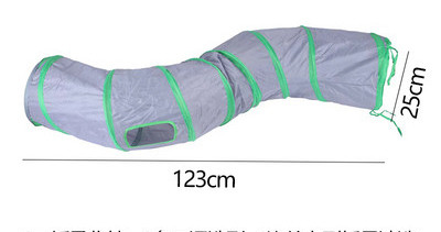 Παιχνίδι υφασμάτων για γάτες τύπου τούνελ - διαφορετικά μοντέλα