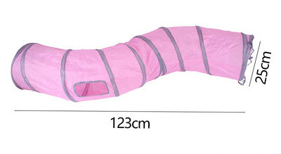 Παιχνίδι υφασμάτων για γάτες τύπου τούνελ - διαφορετικά μοντέλα