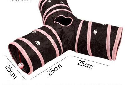 Παιχνίδι υφασμάτων για γάτες τύπου τούνελ - διαφορετικά μοντέλα