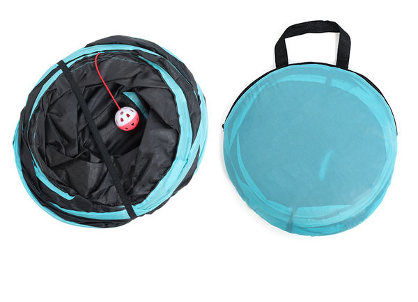 Παιχνίδι υφασμάτων για γάτες τύπου τούνελ - διαφορετικά μοντέλα