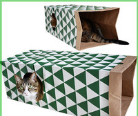 Τετράγωνο Τούνελ  παιχνίδι για γάτες