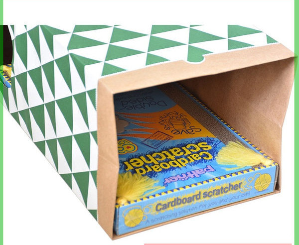 Τετράγωνο Τούνελ  παιχνίδι για γάτες 