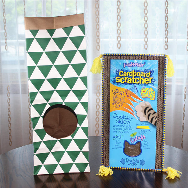 Τετράγωνο Τούνελ  παιχνίδι για γάτες 