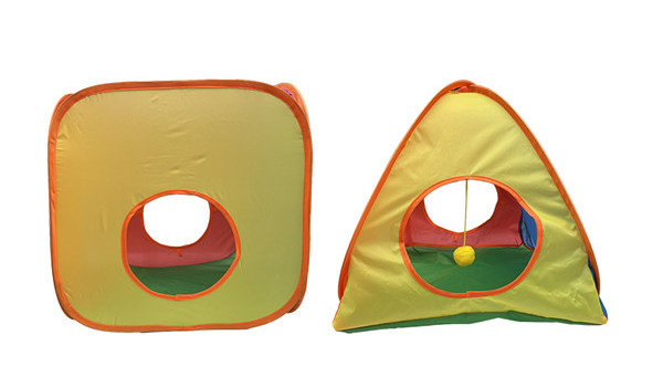 Tunel colorat pentru pisici - mai multe modele