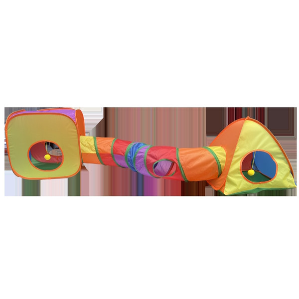 Tunel colorat pentru pisici - mai multe modele