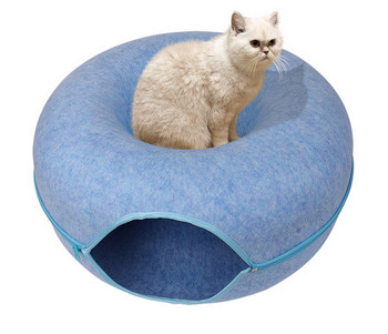Στρογγυλό τούνελ για γάτες με φερμουάρ