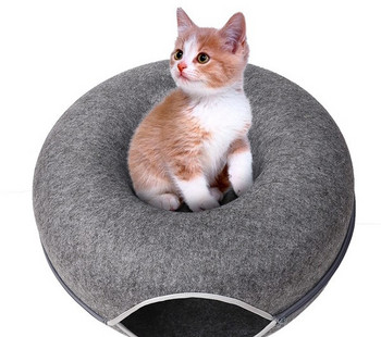 Στρογγυλό τούνελ για γάτες με φερμουάρ