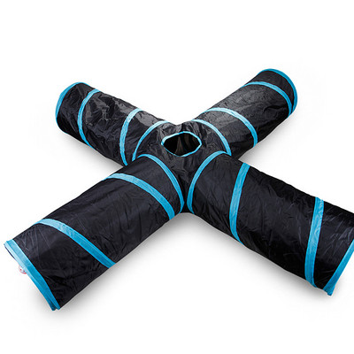 Τούνελ για γάτες σε μαύρο χρώμα