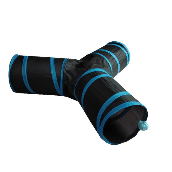 Τούνελ για γάτες σε μαύρο χρώμα