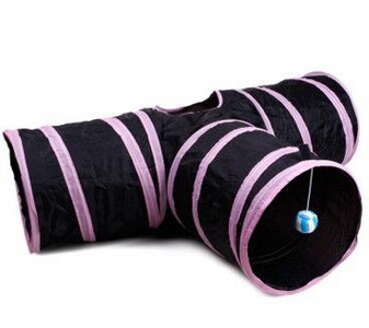 Tunel pentru pisici de joacă - diferite modele și culori