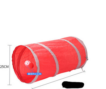 Tunel pentru pisici de joacă - diferite modele și culori