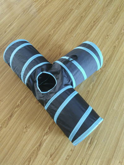 Tunel pentru pisici de joacă - diferite modele și culori