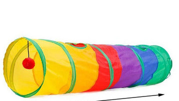 Τούνελ παιχνιδιών για γάτες - πολλά μοντέλα