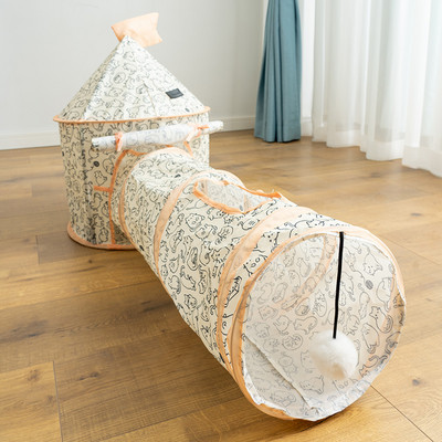 Τούνελ παιχνιδιών για γάτες - πολλά μοντέλα