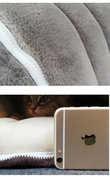 Λούτρινο τούνελ γάτας για παιχνίδι και ύπνο