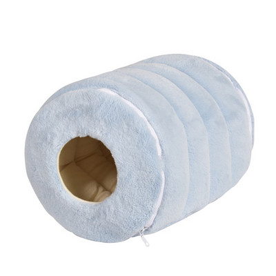 Λούτρινο τούνελ γάτας για παιχνίδι και ύπνο