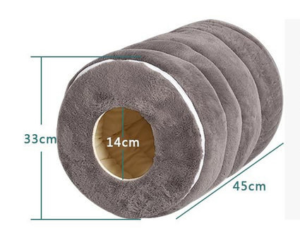 Λούτρινο τούνελ γάτας για παιχνίδι και ύπνο