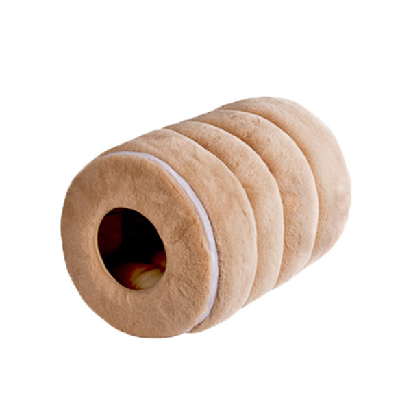 Λούτρινο τούνελ γάτας για παιχνίδι και ύπνο