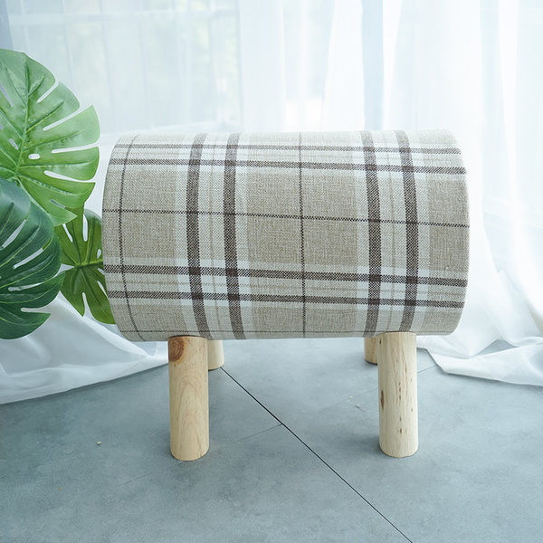 Καρό τούνελ γάτας για παιχνίδι με ξύλινα πόδια