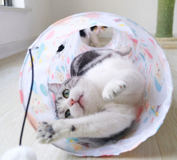 Текстилен тунел за игра на котки