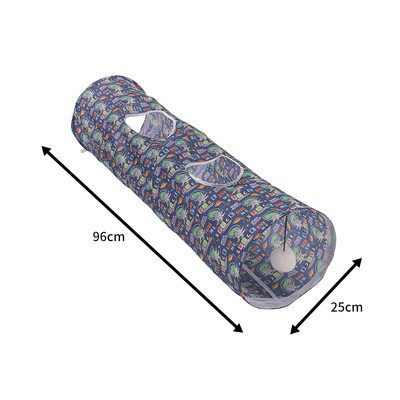 Υφαντική σήραγγα για παιχνίδι με γάτες