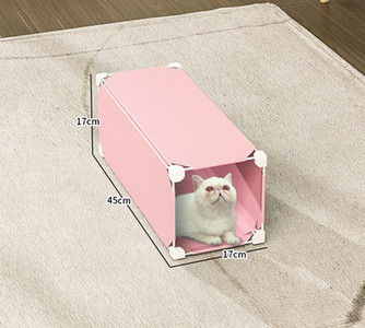 Υφασμάτινη σήραγγα παιχνιδιών γάτας - πολλά μοντέλα