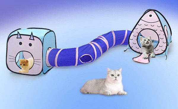 Διασκεδαστικό τούνελ για γάτες