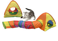 Tunel de culoare pentru pisici - mai multe modele