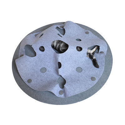 Tunel pentru pisici cu așternut în două modele